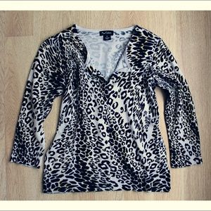 Sexy Leopard Print Cardigan w/ Yellow Hue NWOT